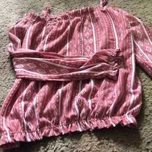 Stella tweed, tribal print